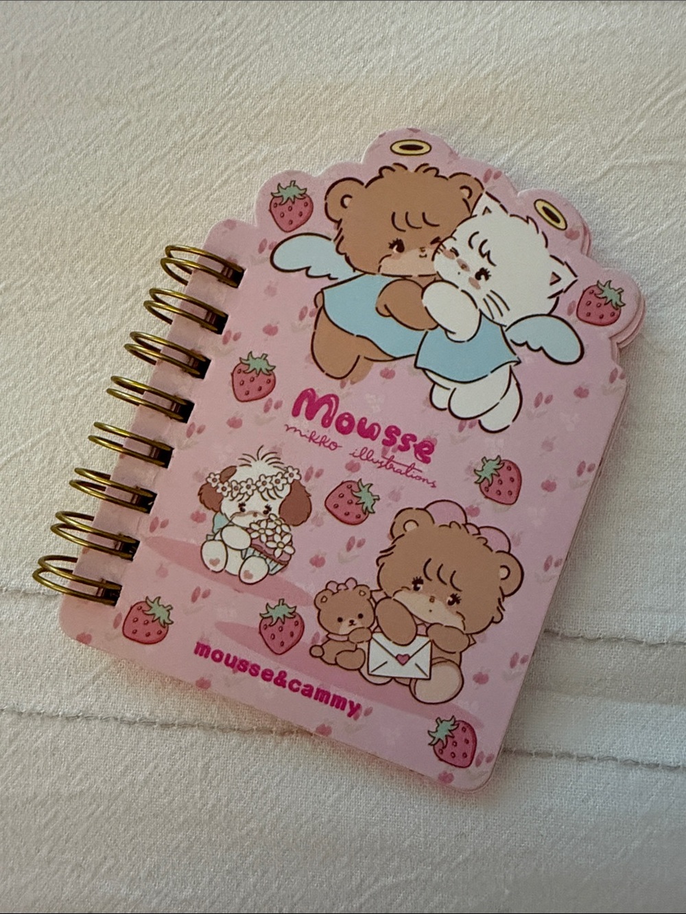 Mousse & Cammy Mini Spiral Notebook